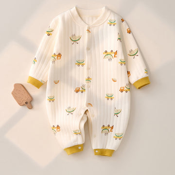 Courage Burst-Baby Autumn Thick Cotton Bodysuit